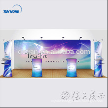 2017 design aluminum led profile for widely use 10x10 exhibition booth tension fabric pop up show